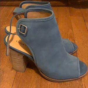 Lucky Blue Booties! Super cute for spring & summer